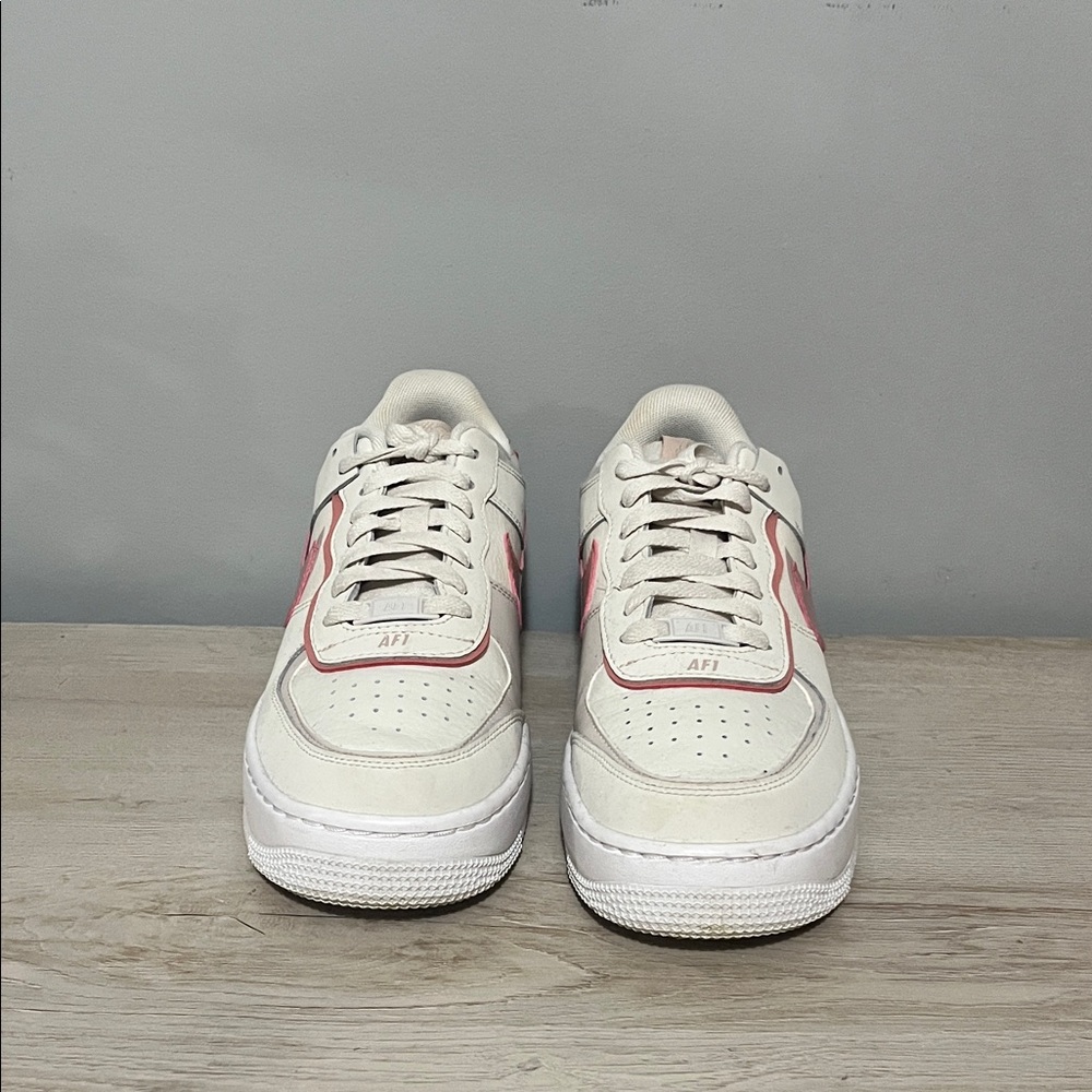 Women's Sneakers - White and Pink